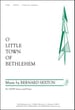 O Little Town of Bethlehem